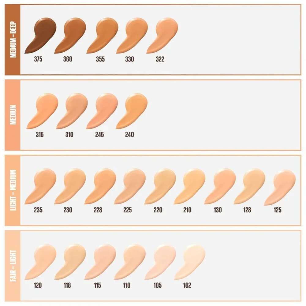 Maybelline Fit Me Dewy + Smooth Foundation 120 Classic Ivory